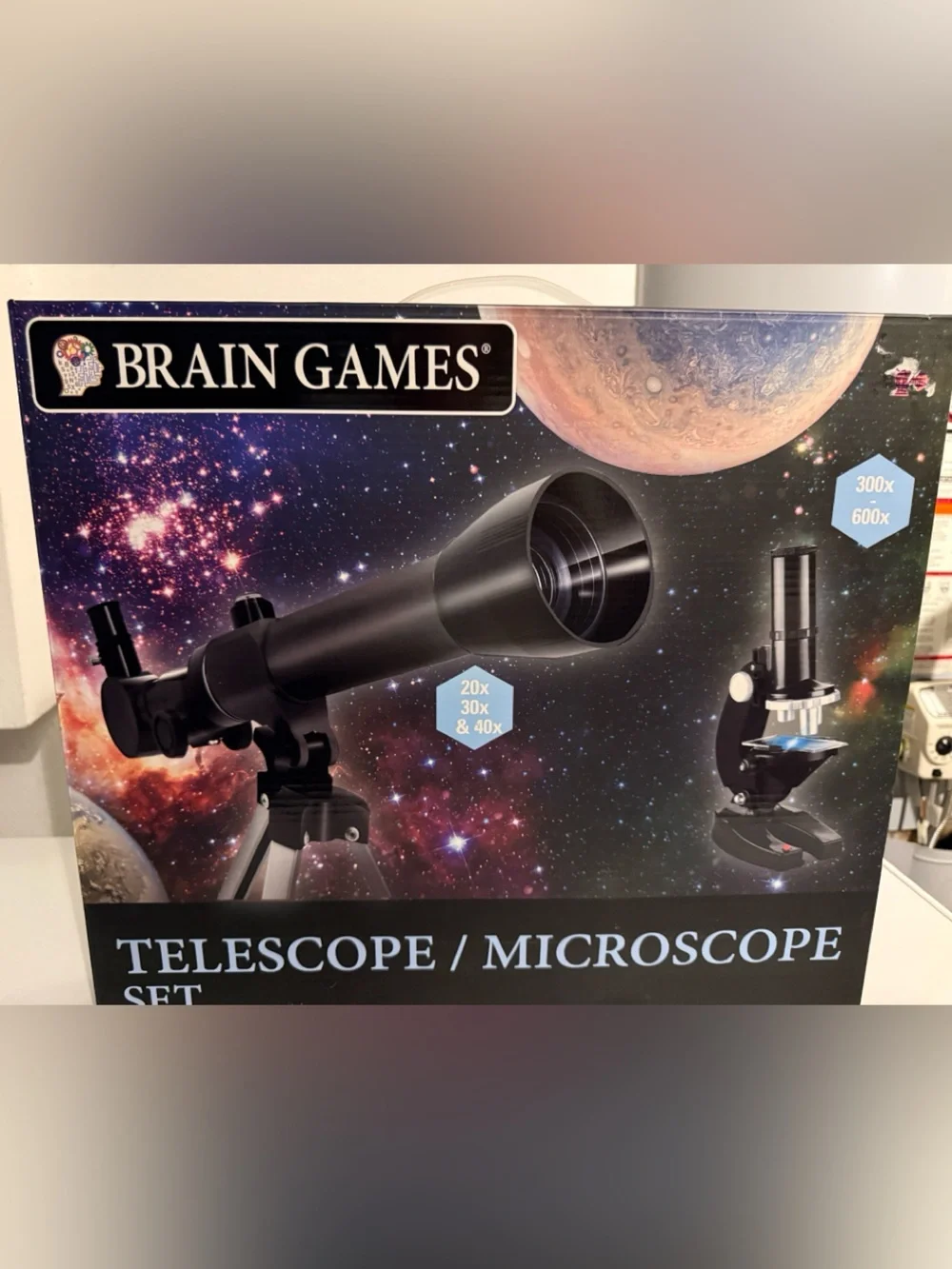 Brain Games Black Telescope and Microscope Combo